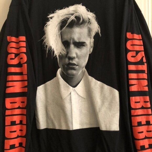 Justin Bieber Purpose Tour Shirt XXL **FLAWED -- has a hole** - Picture 3 of 6